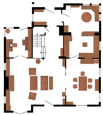 Chase House 1st Floor Plan