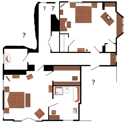 Chase House Second Floor Map