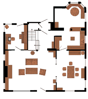 Chase Real House First Floor Plan